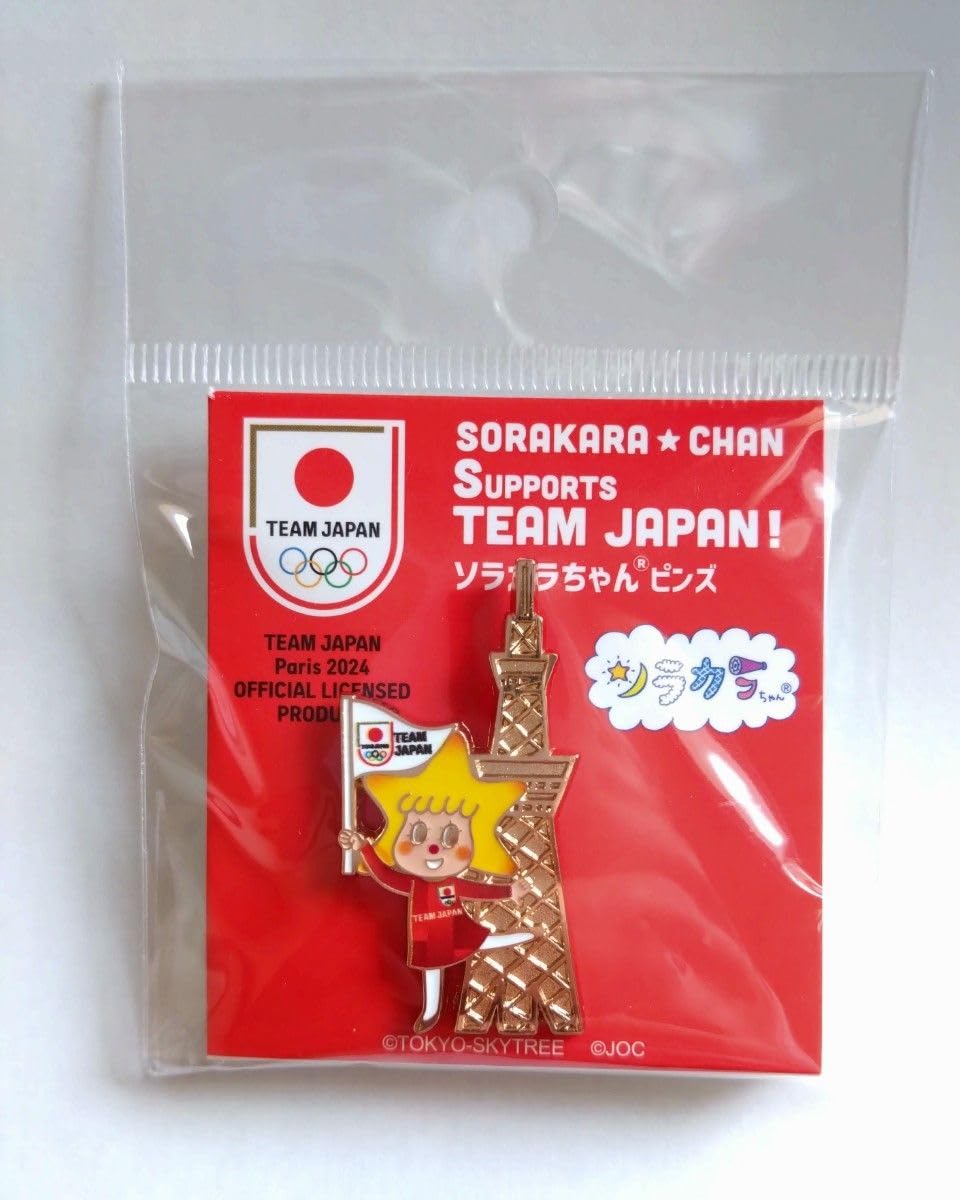 ソラカラちゃんピンズ　スポーツチームジャパン　パリ2024 パリオリンピック ソラカラちゃんピンズ スポーツチームジャパン パリ2024 パリ