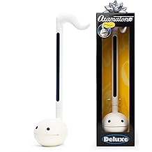 Otamatone Deluxe [English Manual] Electronic Musical Instrument Synthesizer from Japan by Cube/Maywa Denki, White