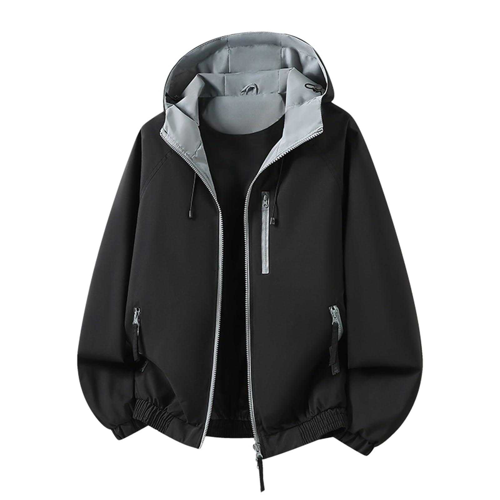Blouson coupe vent léger style décontracté veste printemps automne pour la ville - 5