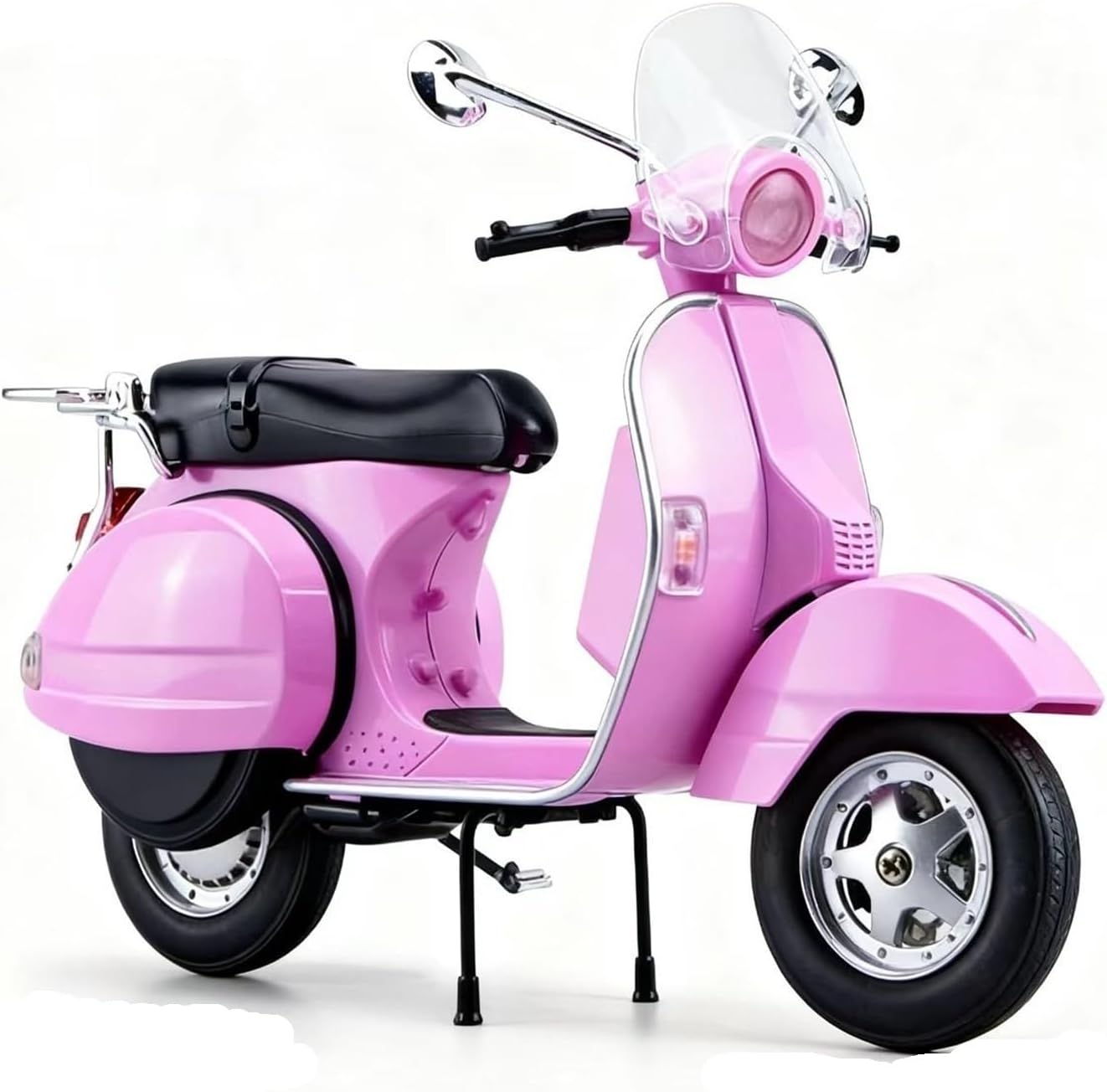 HASCBUYC 1:10 Compatible with 125 Motorcycle Model Adult Collection Static Display Ornament Diecast Alloy(Pink)