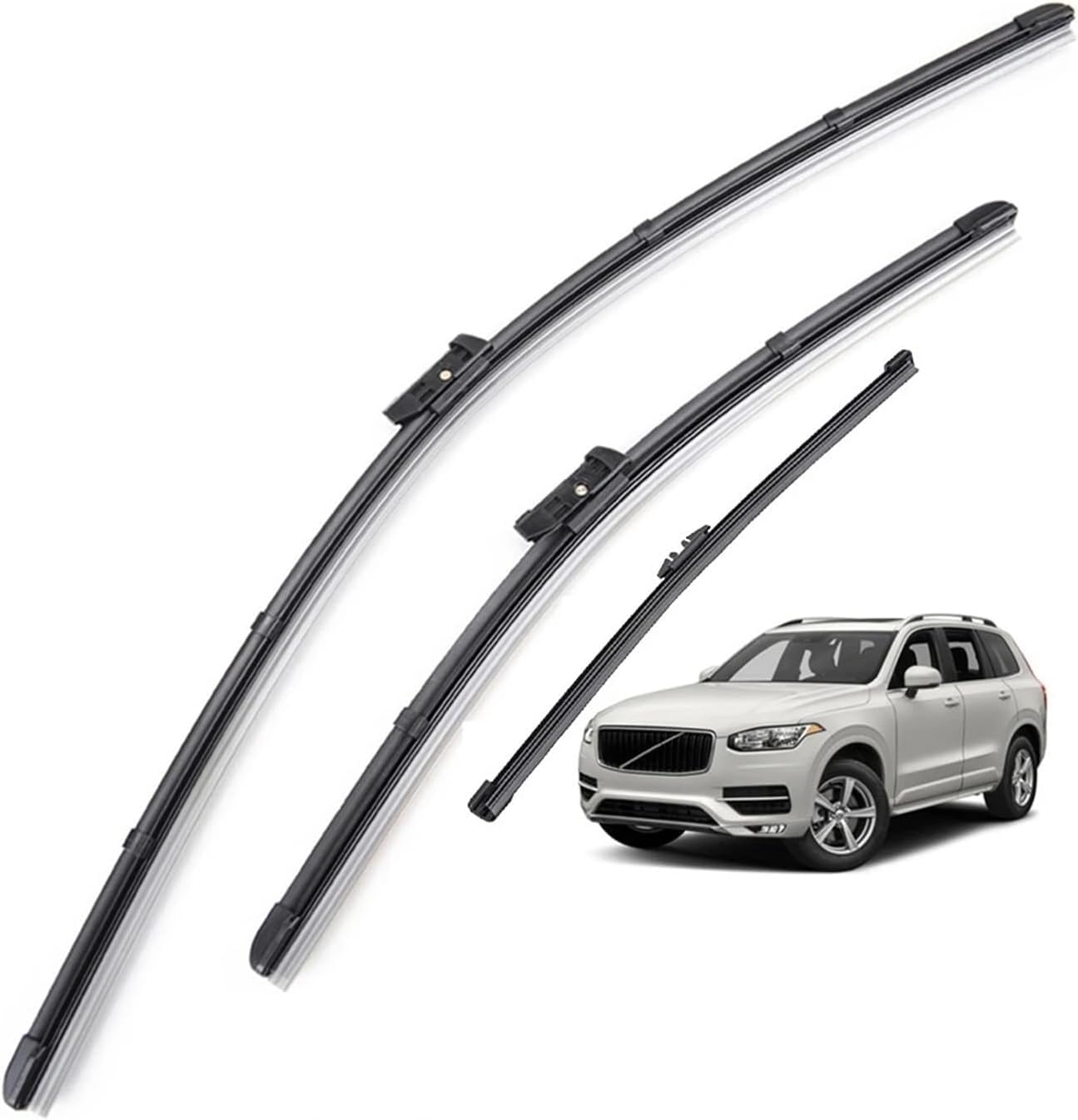 ANYANH Car Windscreen Wipers for Volvo XC90 MK2 2020 2019 2018 2017 2016 24+20+14, All-Weather Performance Front Rear Wiper Blades Set Wipers Replacement Kit