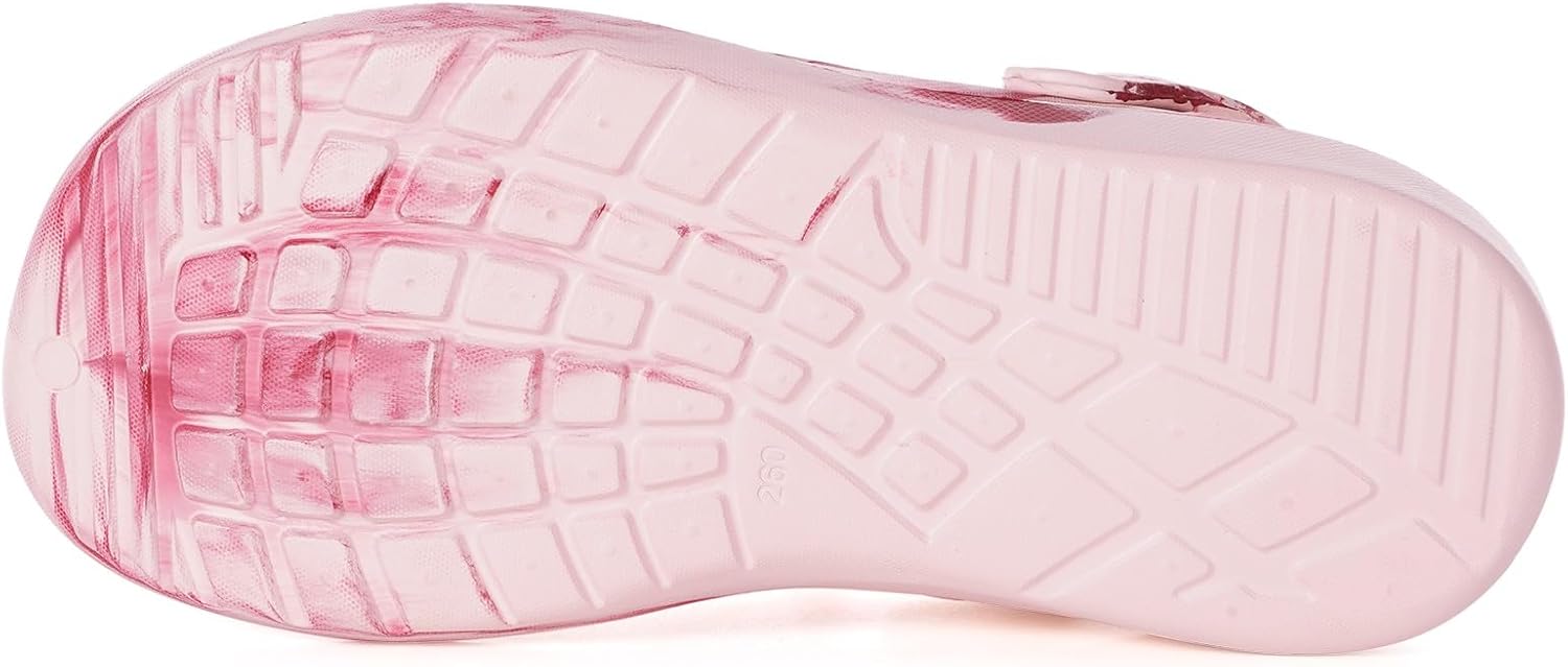 Mens Womens Lined Garden Clogs Unisex Fur Lining Gardening Slip on Sandals Winter House Home Fuzzy Slippers with Arch Support 11-11.5 Women/9.5-10 Men Pink image 4 of 5 B0FND2JWQV