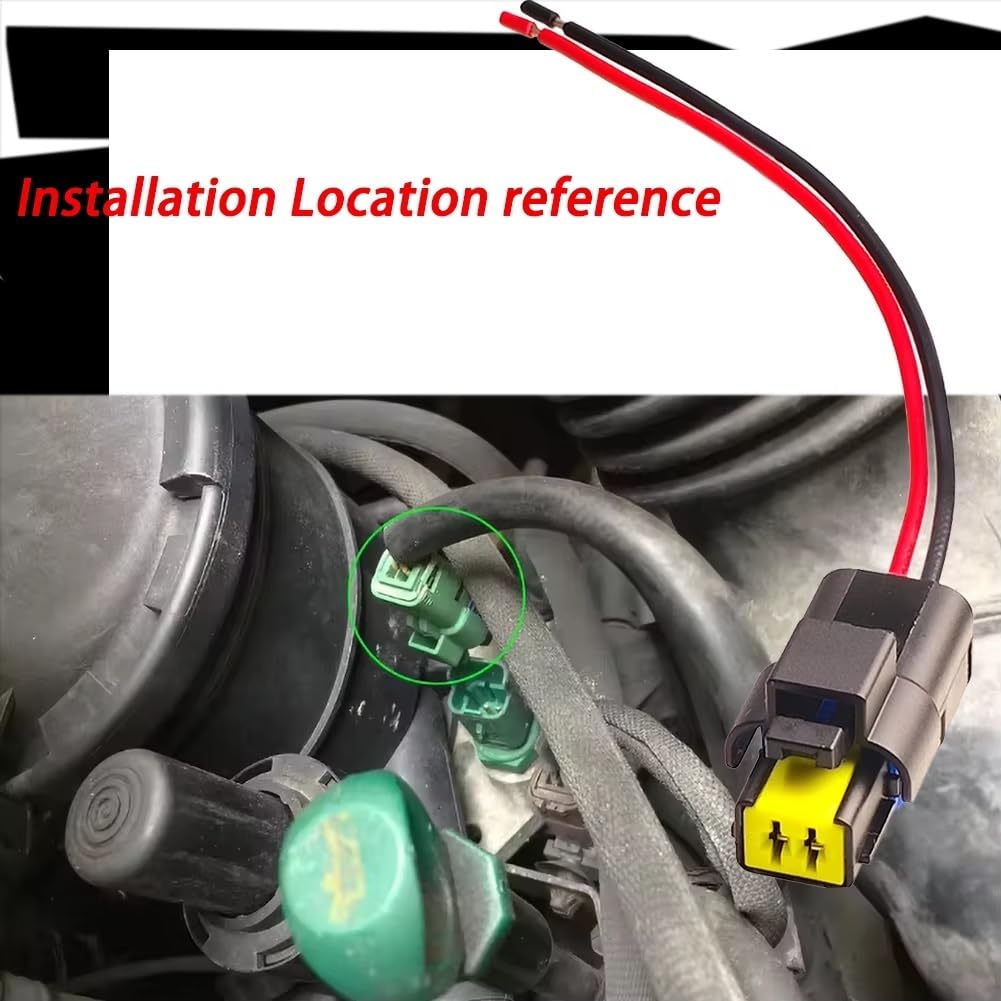 Stecker für Sensor Kompatibel Mit Fiat Für Doblo Für Fiorino Für Albea 2001–2009. Motorkühlwasser-Temperatursensor-Anschluss