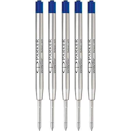Parker ballpoint pen refill medium blue Clearance