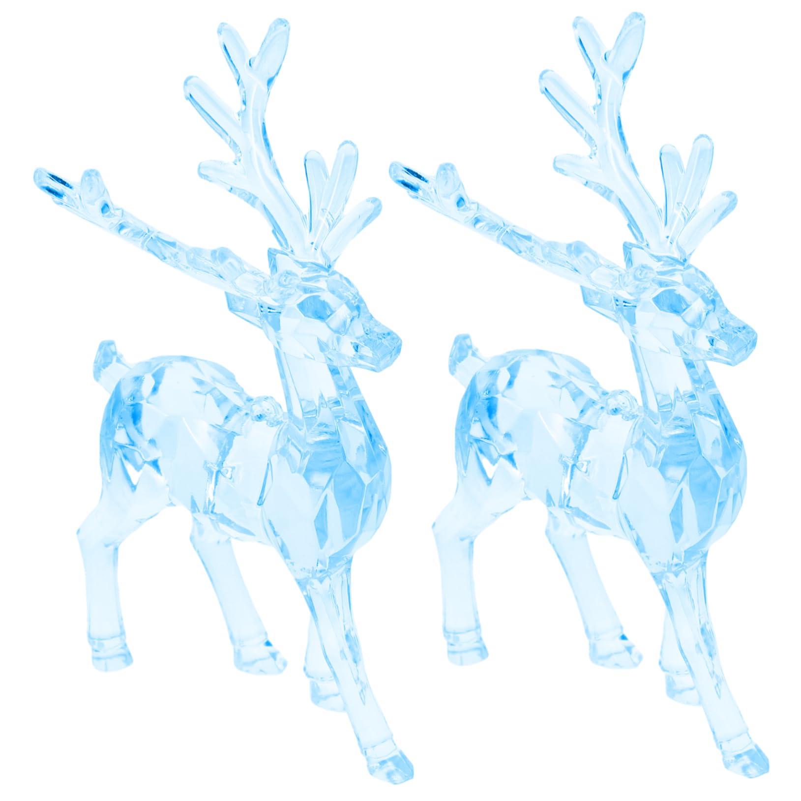 Ciieeo 4 Set Di Ornamenti Natalizi A Forma Di Decorazioni Da Appendere A Forma Di Pendenti in Acrilico Set Da 2 Pezzi*4