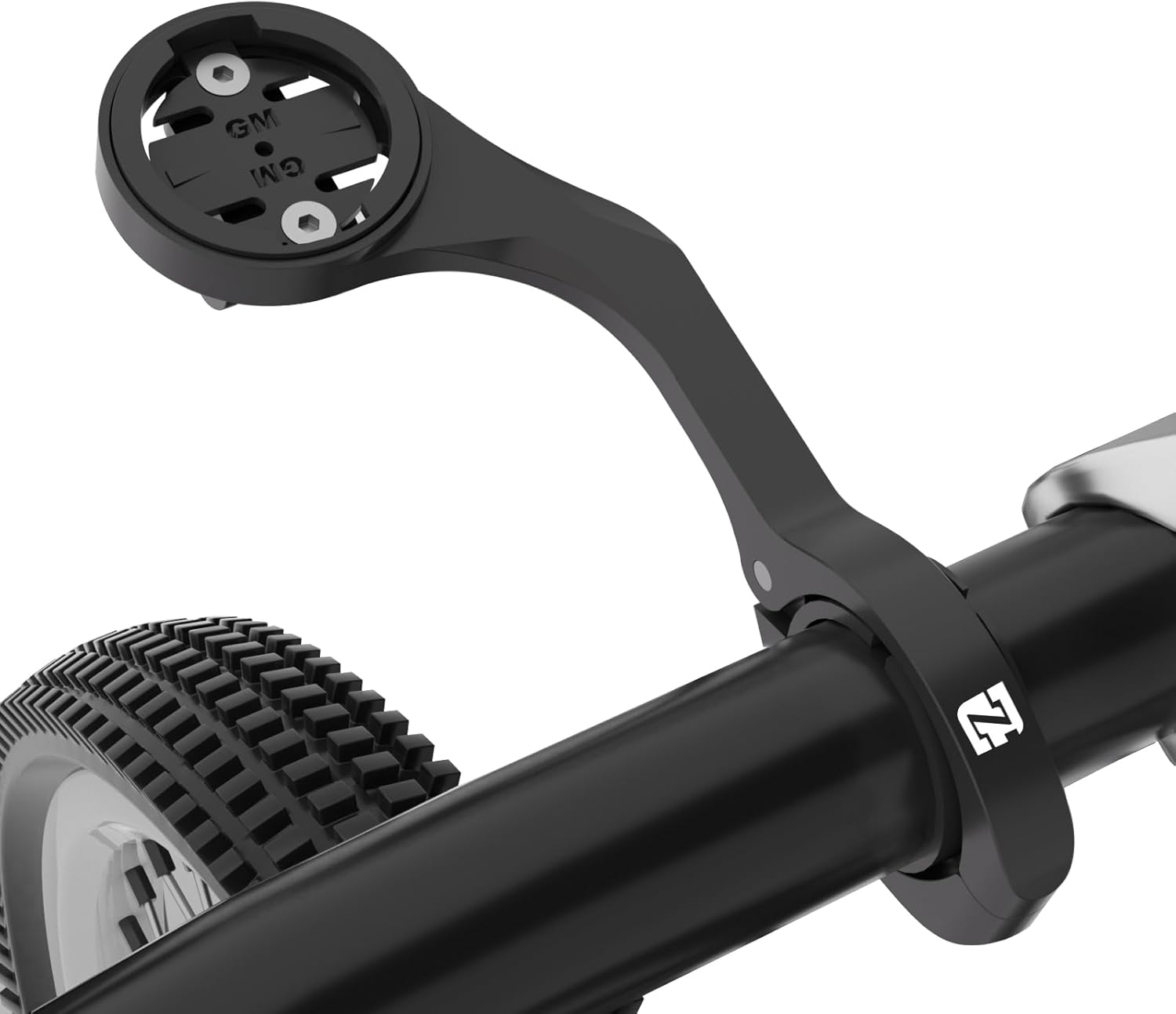 Bike GPS Computer Mount for Garmin,Out Front Bike Mount for Riders,Cycling Bracket for 25.6mm & 31.8mm Handlebars,Aero Bars Bike Bracket with Adapter Work for GPS Computers,Sport Camera & Flashlight