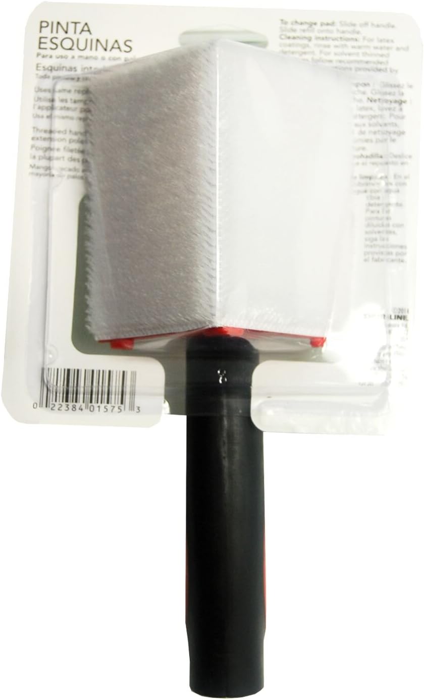 Shur-Line 2007053 Premium Corner Painter, Red, 1 Count (Pack of 1)