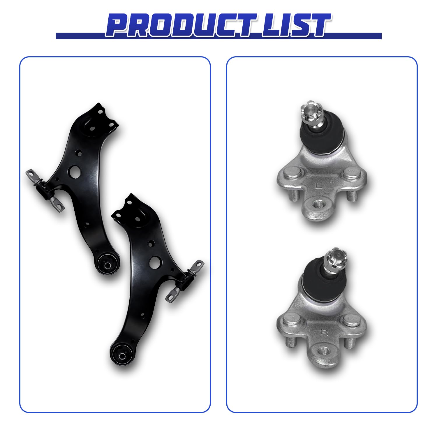 For 2007-2012 Nissan Sentra 8PCS Front Lower Control Arms Sway Bars Tie Rods Set
