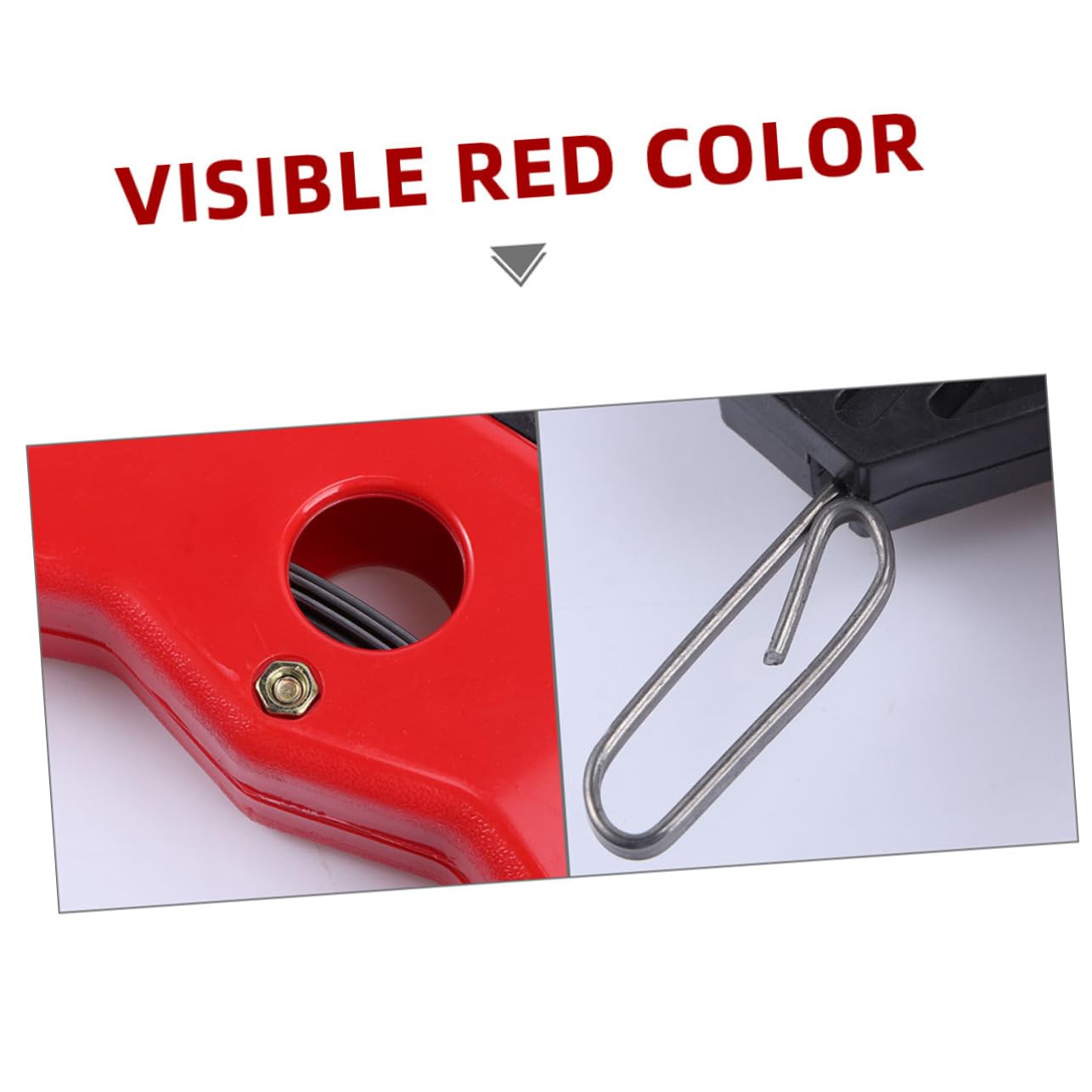 STOBOK Einziehband für Elektrische Leitungen Drahtzieher aus Abs und Stahldraht Rot Hohe Effizienz für Elektroinstallationen und Leerrohre