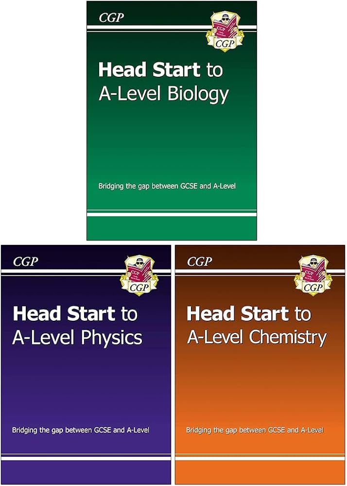 Head Start to A-level Biology, Physics, Chemistry 3 Books