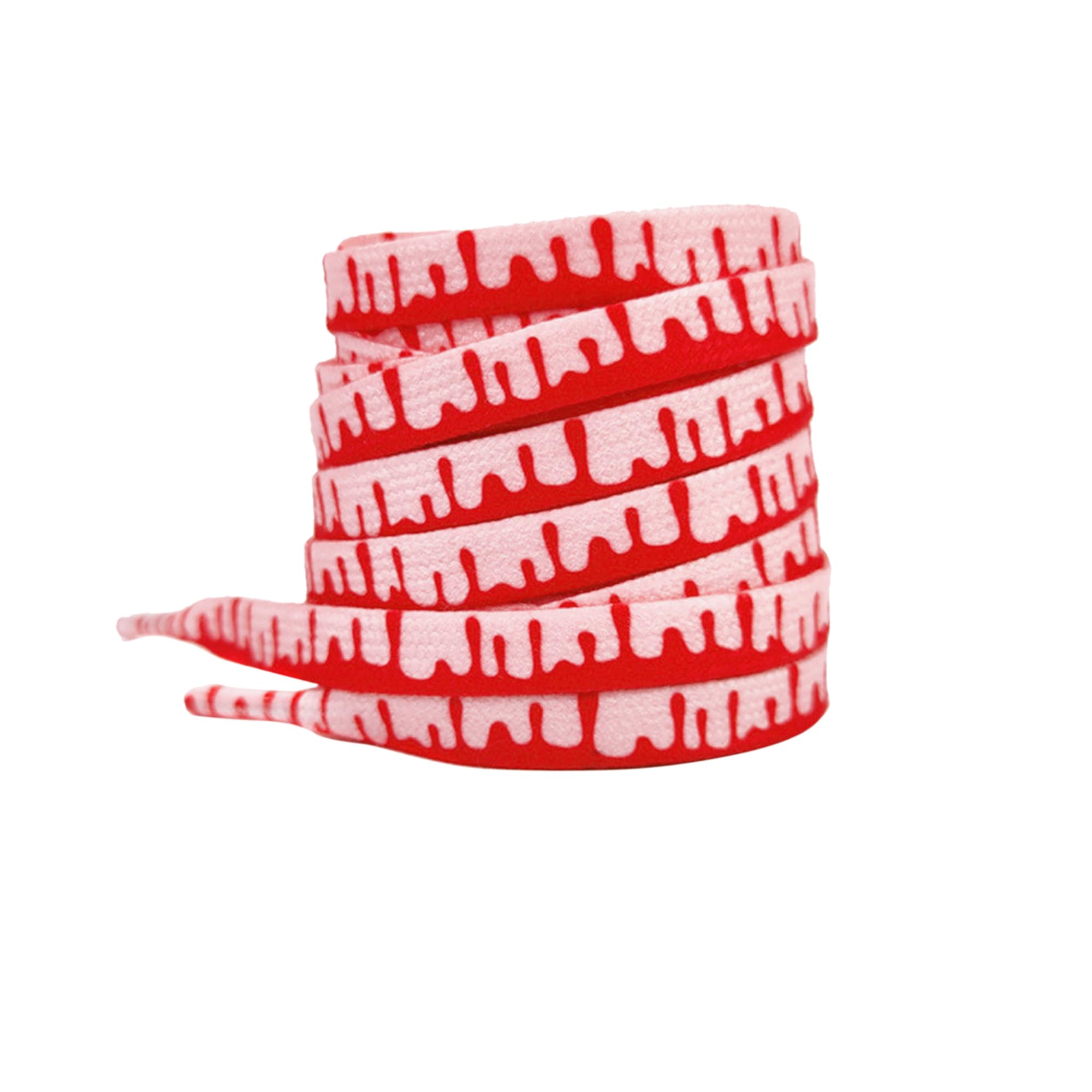 Elerevyo Colorful Shoe Strings Gradient Melted Patterned Shoelaces Shoe Laces for Sneakers 1 Pair