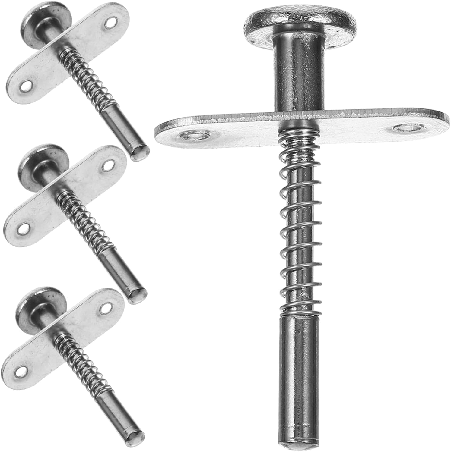 Homoyoyo 20 Pcs Spring Latch Plunger Latches Spring Loaded Small Bed