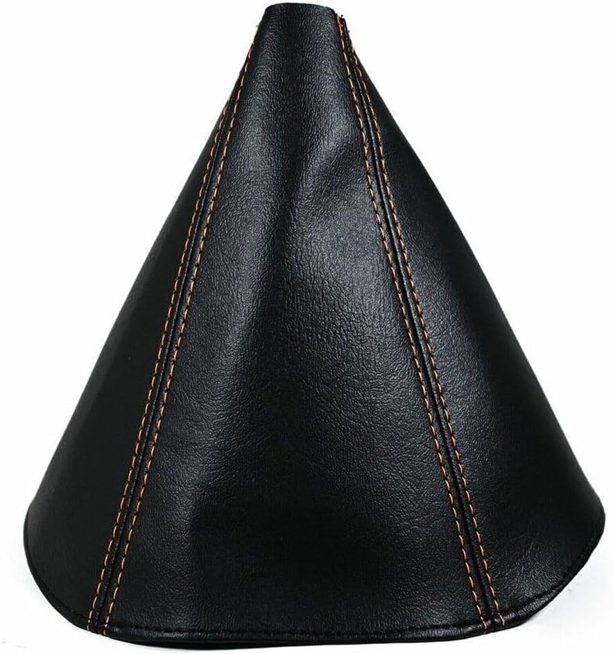 6-Speed Manual T56 Shift Knob & Boot Orange Stitching Leatherette Orange for Pontiac for GTO 2004-2006 Center Floor LMP1305O LMP1316, Direct Replacement