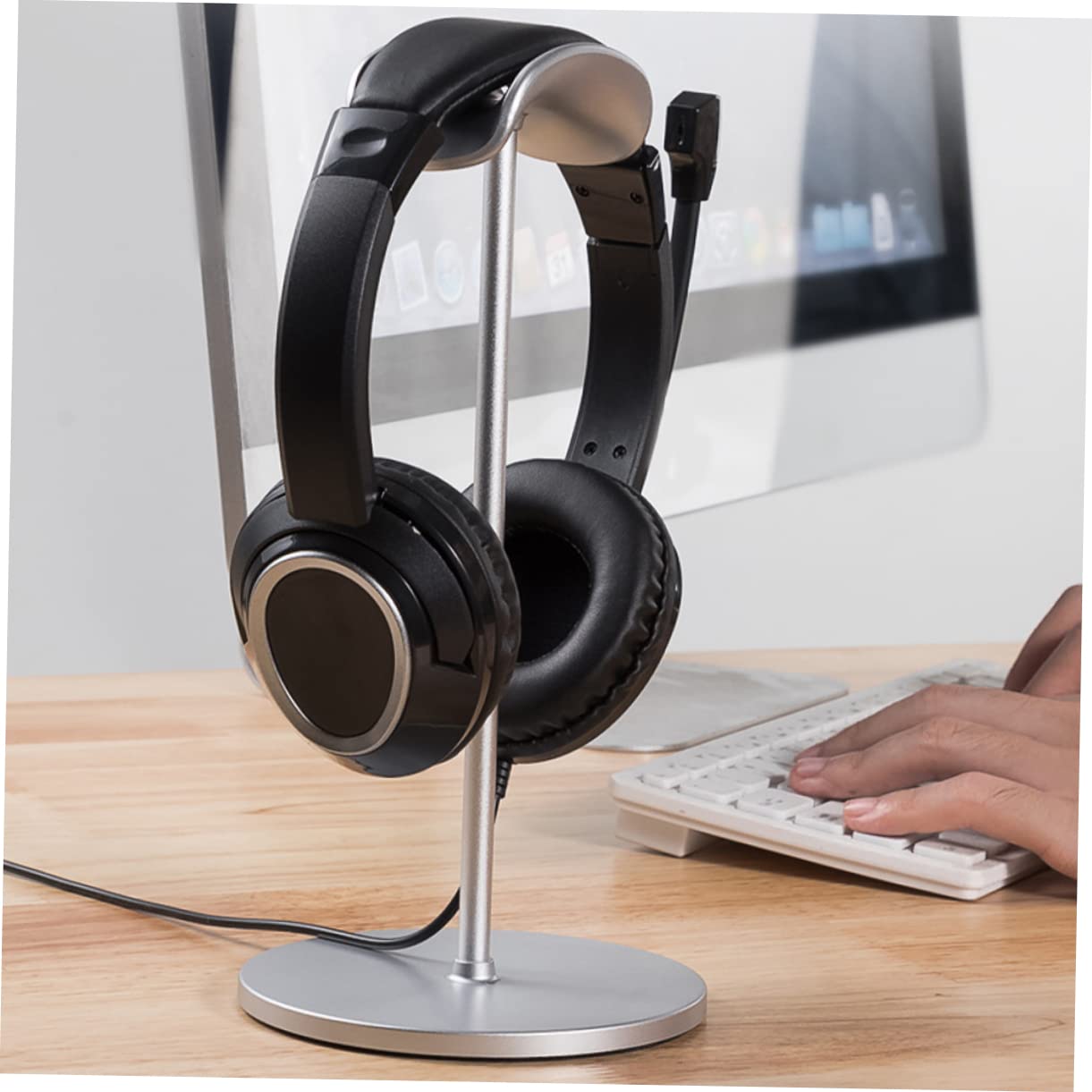 PRETYZOOM 2 Pz Supporto Per Cuffie Porta Cuffia Staffe Hardware Espositore Per Cuffie Da Gioco Supporti Per Computer Gancio Per Le Supporto Per Le Lega Di Alluminio