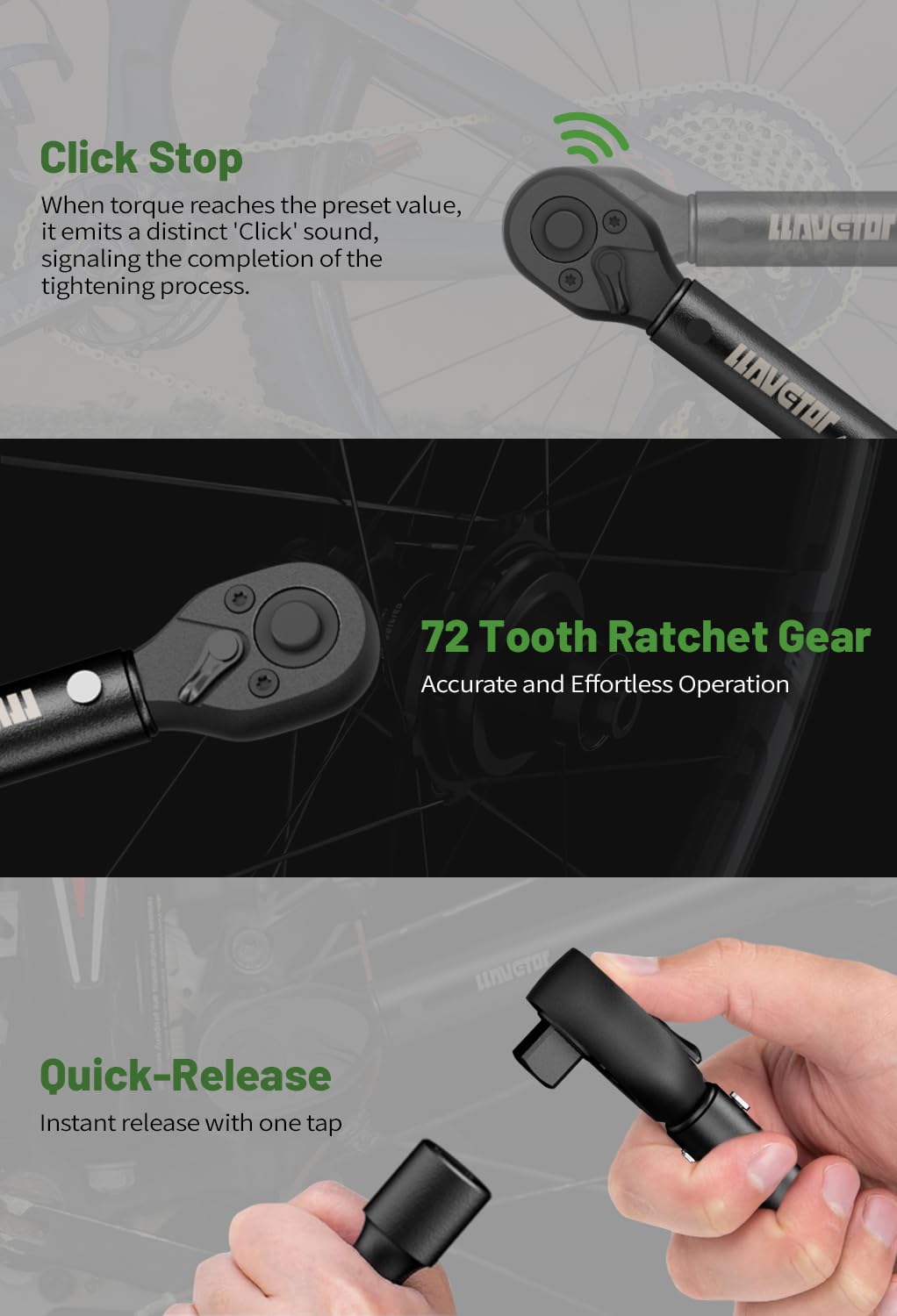 Llave Dinamométrica 1/4'', 37PCS Dinamometrica Bicicleta 5-25 NM, Llave Dinamométrica 1/4'', Chave Dinamométrica, Juego de Llaves Dinamométricas para Bicicleta