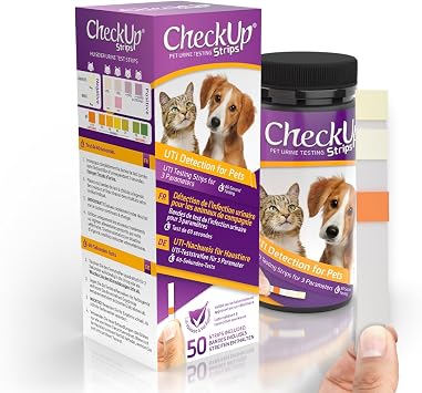KIT4CAT Sample & Test UTI Bundle - 2lb Hydrophobic Litter that Keeps Urine On Top for Easy Sampling w/CheckUp UTI Testing Strips x 50