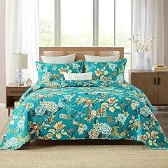 Turquoise Peacock Floral