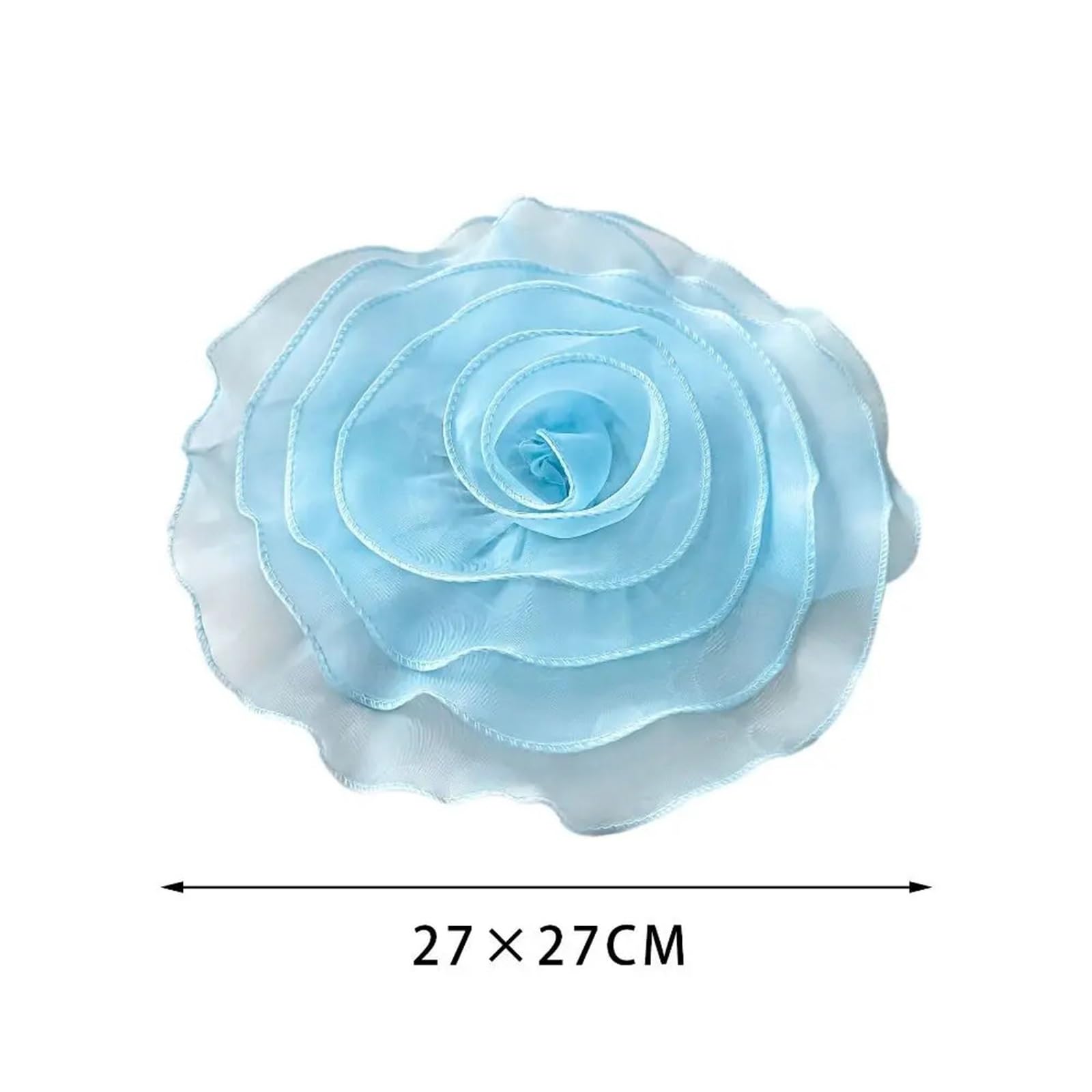 10 Flores Artificiales de Organza para Manualidades DIY