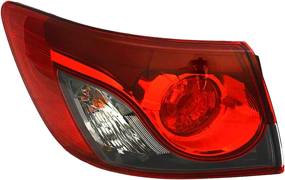 Rareelectrical New Left Outer Tail Light Compatible With Mazda Cx 9 2013 2014 2015 By Part Numbers Ma2804112 Tk2151160a