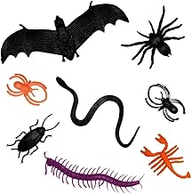 Insetos Decoração Halloween - Kit 24 Unidades