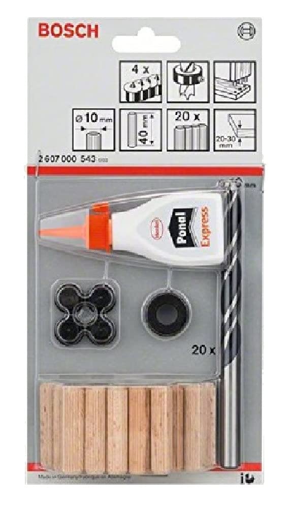 Bosch Pro 27tlg. Holzdübel-Set Ø 10 mm