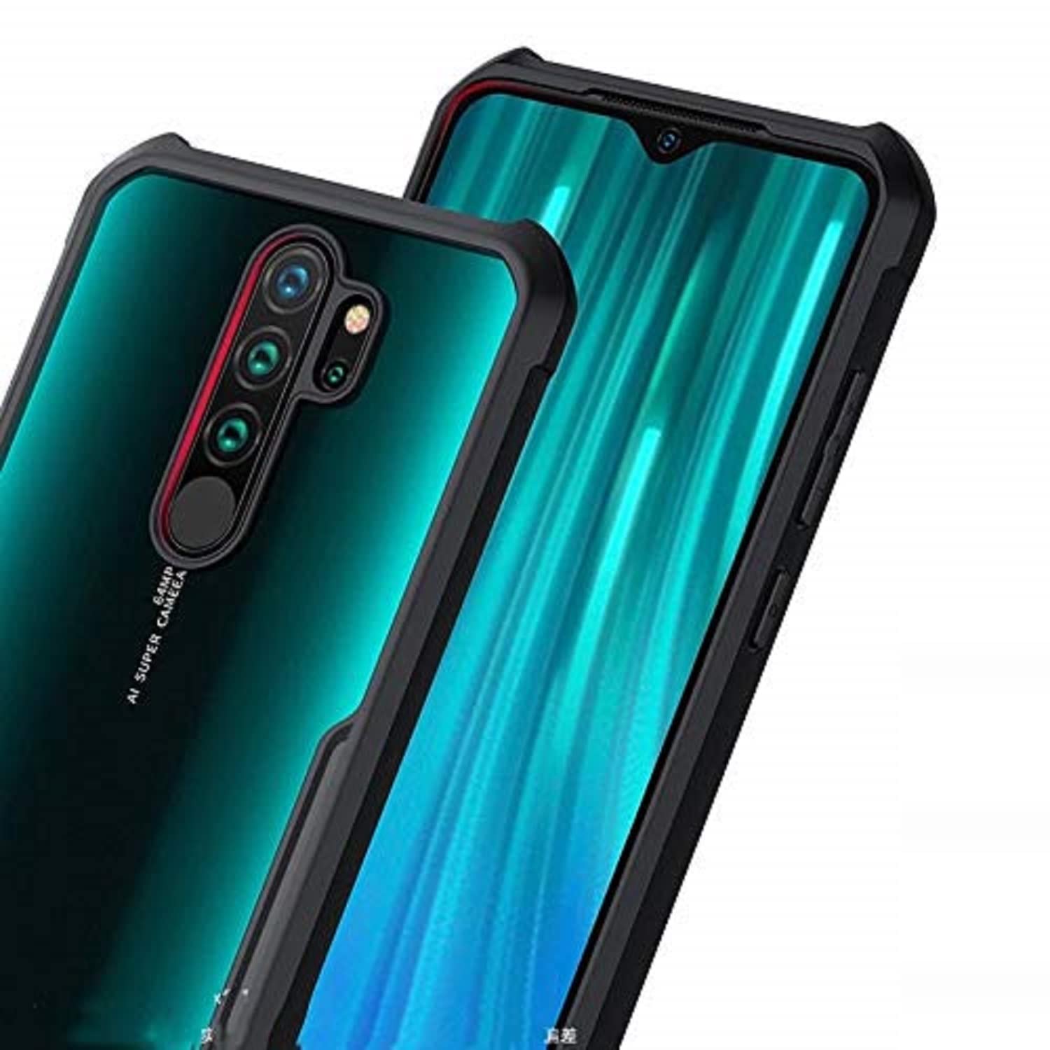 ANKIRANT ® Hybrid Plastic, Crystal Clear Camera Protect Airbag Design All Side 360 Degree Protection Back Cover for Xiaomi Redmi Mi Note 8 Pro - Transparent Black (B09DD6WQXP) Amazon Price History, Amazon Price Tracker