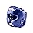 MaxxMMA Headgear L/XL Boxing MMA Training Kickboxing Sparring Karate Taekwondo (Blue)