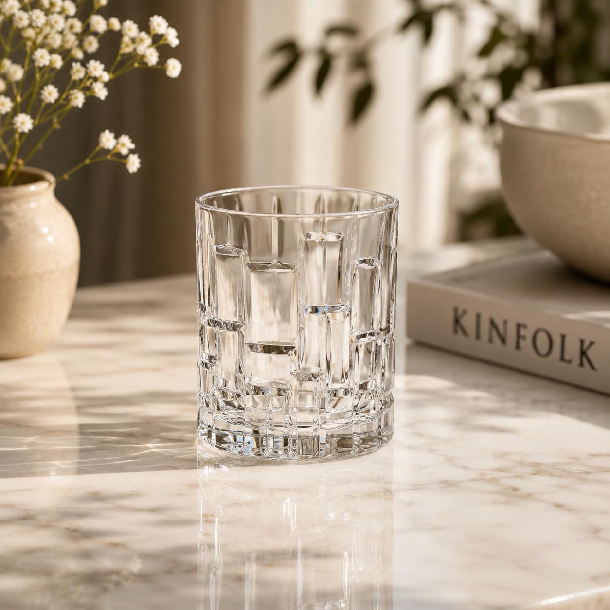 RCR 27439020006 Etna whiskyglas, 330 ml Whisky-Gläser Tumbler, whiskey-geschenkset, wassergläser, Set von 6, Kristall Tumblergläser, papa Geschenke für Männer, Hausbesitzer, Veranstaltungen