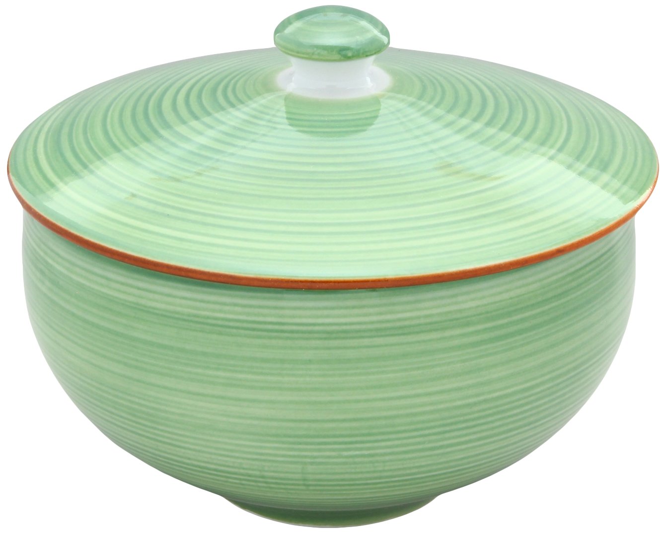 Hasami Green Tea Cup with Cherry Blossom Design