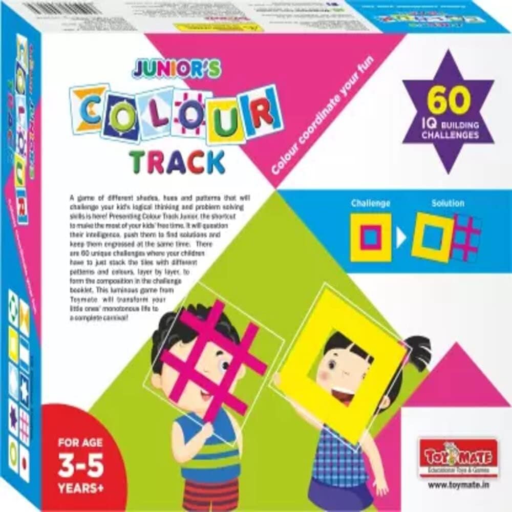 Dr. Toy-Plastic 60 Challenge iq Building Game, Multicolour, 3 to 5 Years