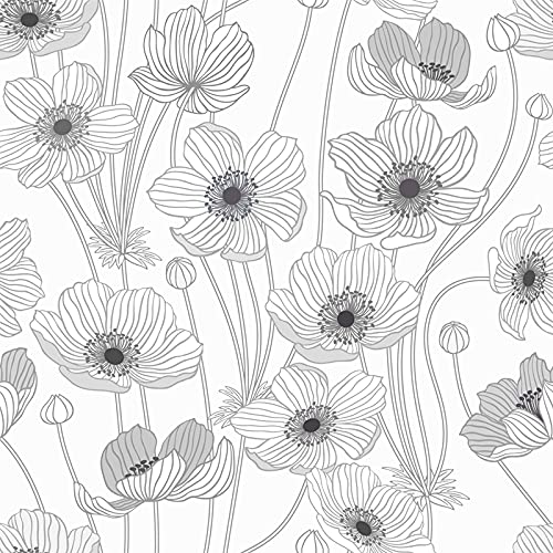 Papier peint coquelicots 152x104cm rénovation meuble - 3