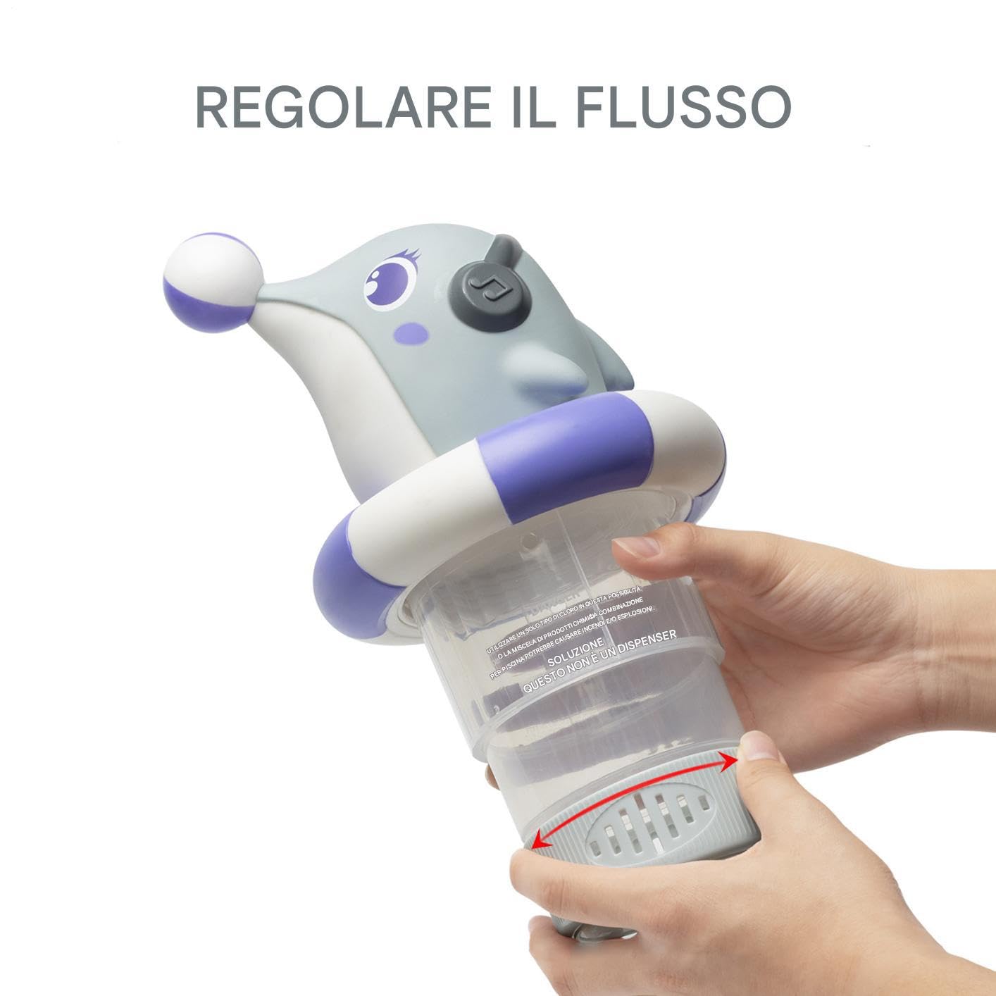 Dosatore Galleggiante per Pastiglie di Cloro Cloratore Galleggiante | Animale Dosatore A Galleggiamento Di Cloro Per Casa Hotel Party Vasca Idromassaggio SPA