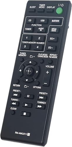 Miniatura 3 de Nuevo RM-AMU211 RMAMU211 Control remoto de repuesto para Sony Home Audio System MHC-ECL99BT MHC-ECL77BT SS-WG919IP SS-WEC99BT HCD-ECL99BT SS-EC719IP