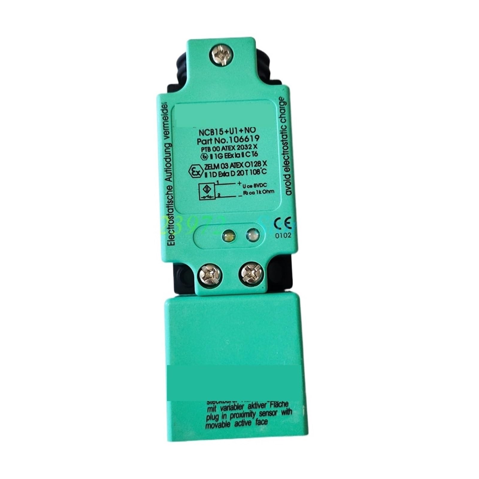 Détecteur NCB15 U1 N0 à portée optimisée pour machine outil