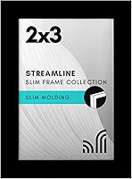 Vista 72 de Americanflat - Portarretratos de 24x30 pulgadas con plexiglás pulido, colección Streamline, marco de fotos con borde delgado para exhibir en pared