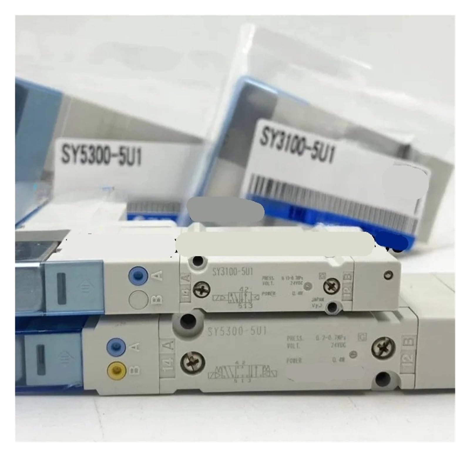 CLEUFWKO 1pcs solenoid valve SY3100-5Z1 SY3200-5Z1 SY5A00-5U1 SY3200-5U1 SY3A00-5U1 SY5300-5UD1 SY3100H-5U1 SY3A00H-5U1 SY5400-5U1-NA SY3101(SY3200-5UD1)