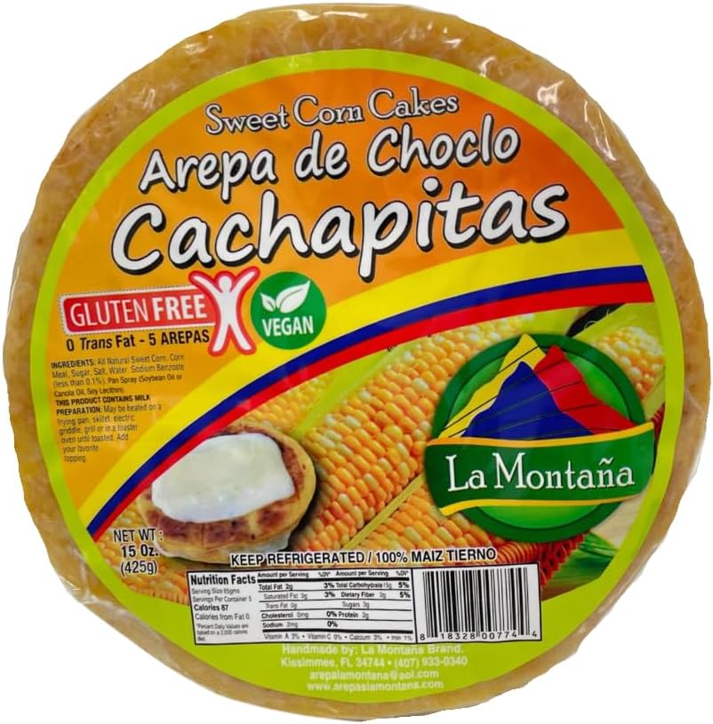 Arepas Colombianas (Arepa de Choclo/Sweet Corn Cake)