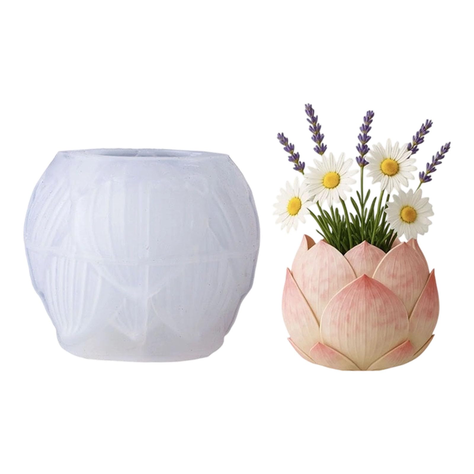 Pangboer D Flexible Mol In Silicone For Ecorative Vase Casting, Home Ecor Container Projects, Making, An Use Vessel Mol Pouring Ecorative Holder Project Tabletop Isplay Studio