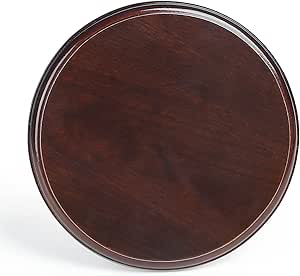 Falling in Art Wood Round Base - Hand Casting Structure Base, DIY Crafts, Keepsake Display, Home Decoration, 7''