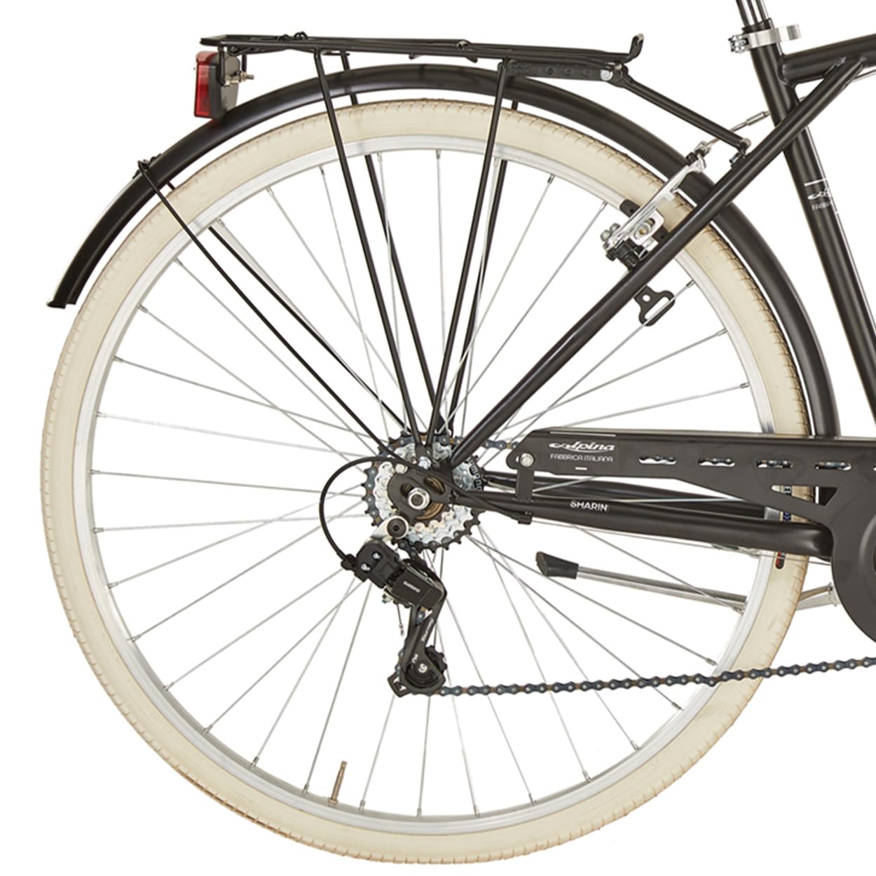 'City Bike Sharin Alpina de hombre, 28 y marco de acero 55 cm