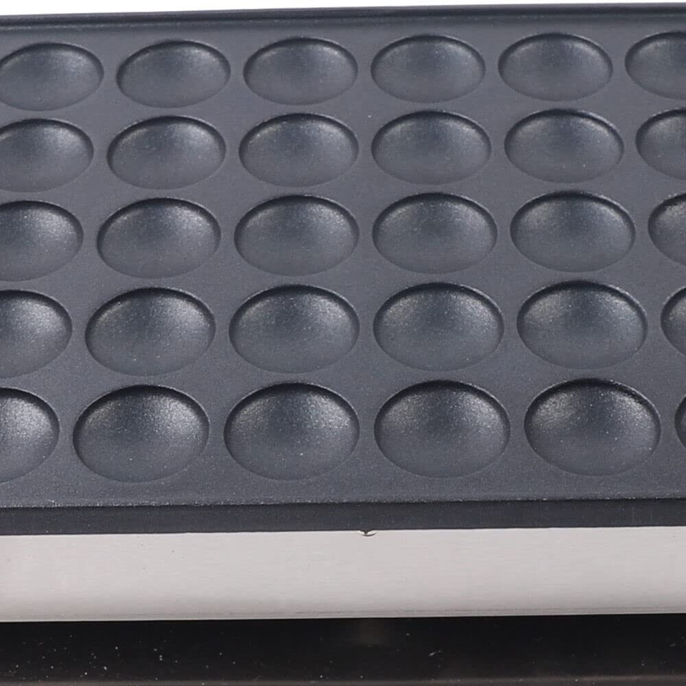 50 fori elettrico antiaderente per waffle mini frittelle elettrico olandese, 1700 W, antiaderente per uso commerciale a casa