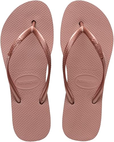 Havaianas Sandalias planas delgadas Crocus Rose para mujer, rosa, (Crocus Rose)