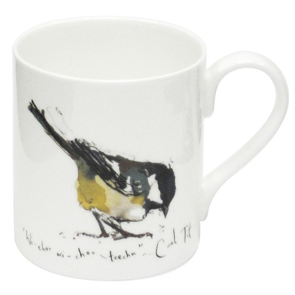 Madeleine Floyd Coal Tit, Fine Bone China Mug