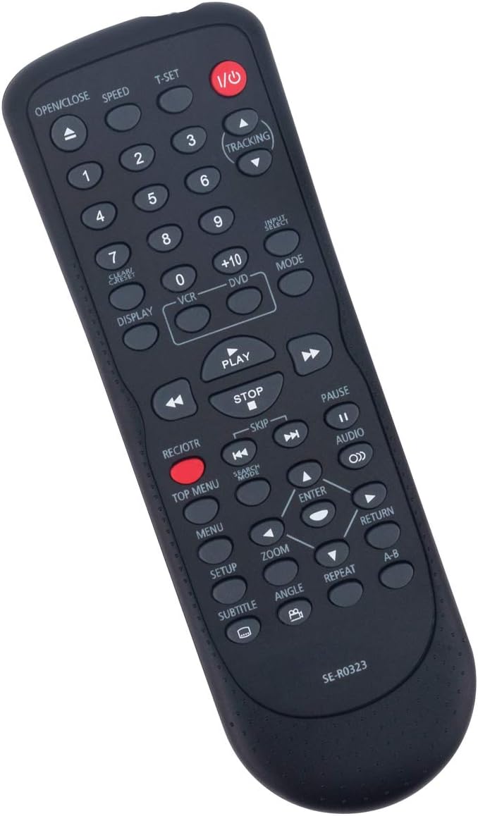 SE-R0323 Replacement Remote Control Applicable for Toshiba DVD VCR Player SD-V296 SD-V296KU SDV296 SDV296KU SD-V296-K-TU
