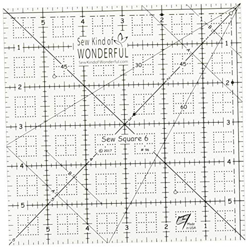 Sew Kind Of Wonderful Sew Square 6 6, None