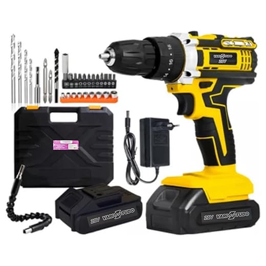 Furadeira Parafusadeira 21V Bivolt com LED