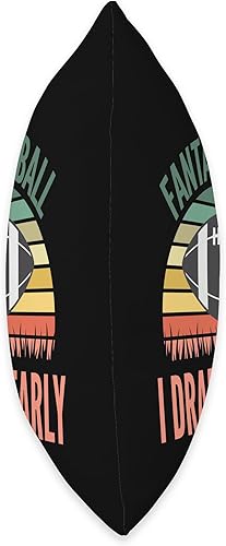 Miniatura 2 de Fantasy Football I Draft QB Early I Draft QB Early FFL Fantasy Football Throw Pillow, 16x16, Multicolor