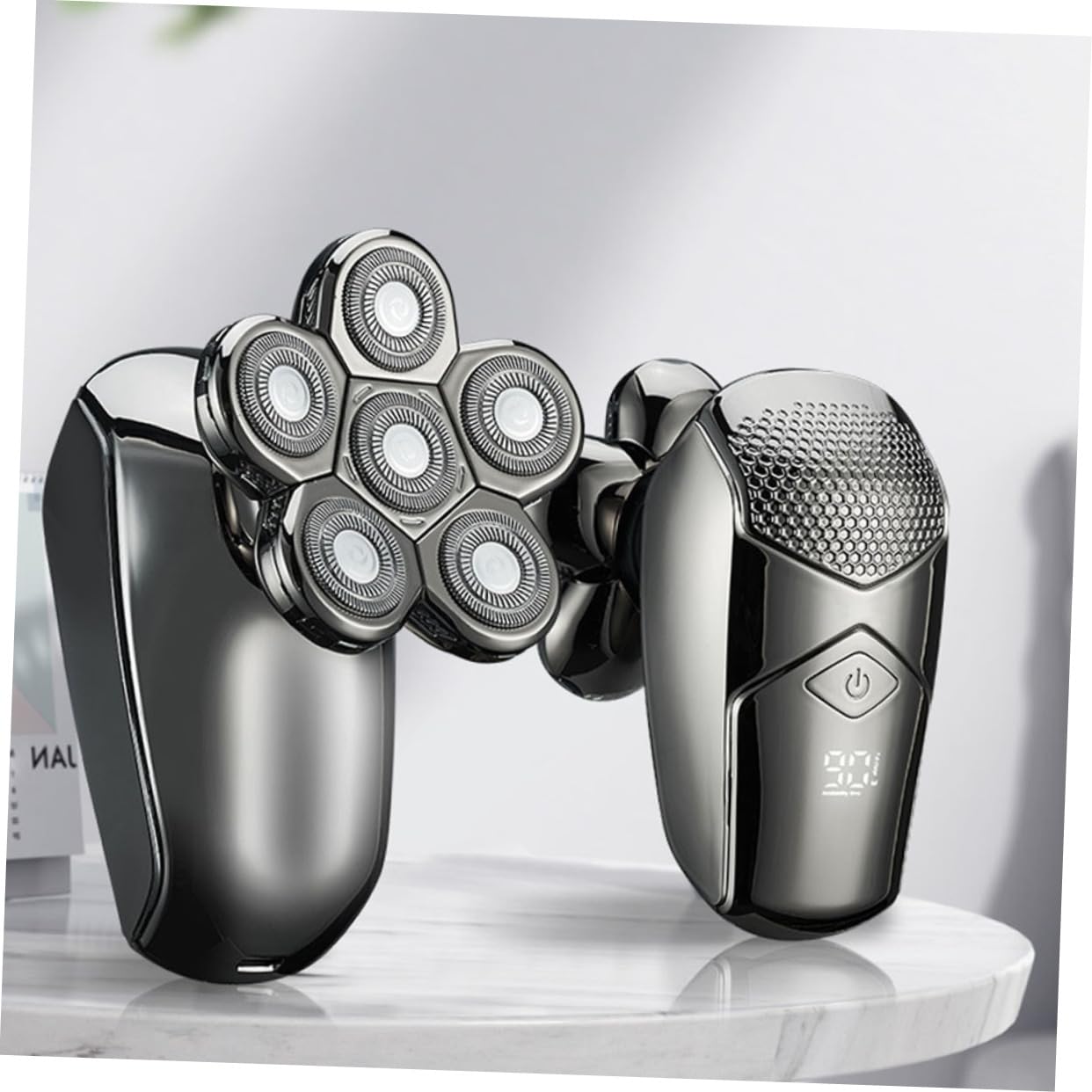Rasoir Électrique Rechargeable Homme 5W, Six Têtes Étanches