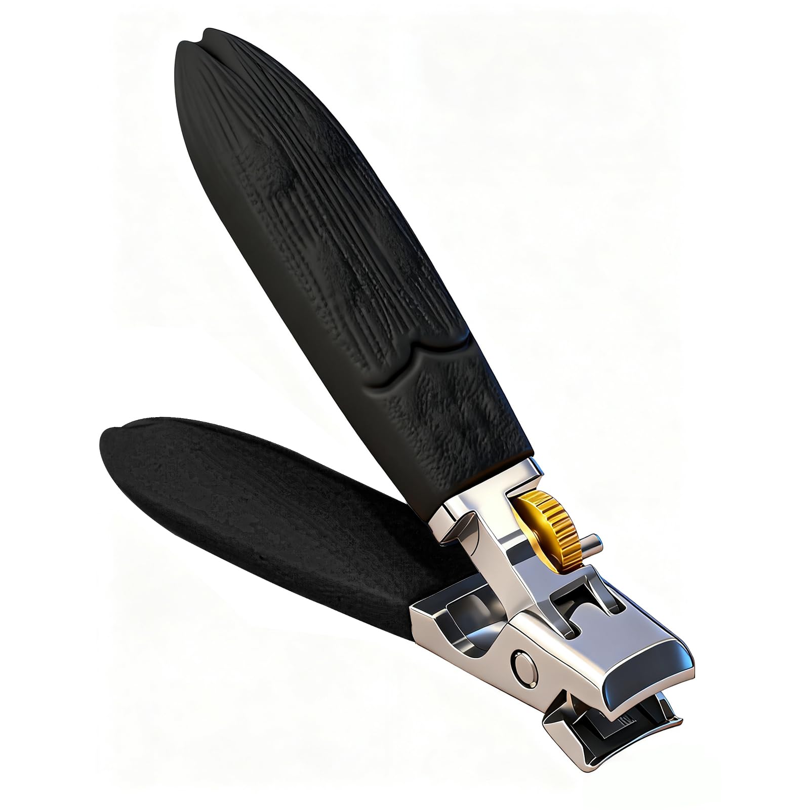 Sharp Nail Clippers for Thick Toenails Seniors - Heavy Duty Fingernail Toenail Clipper with Wide Jaw Anti-Slip Grip