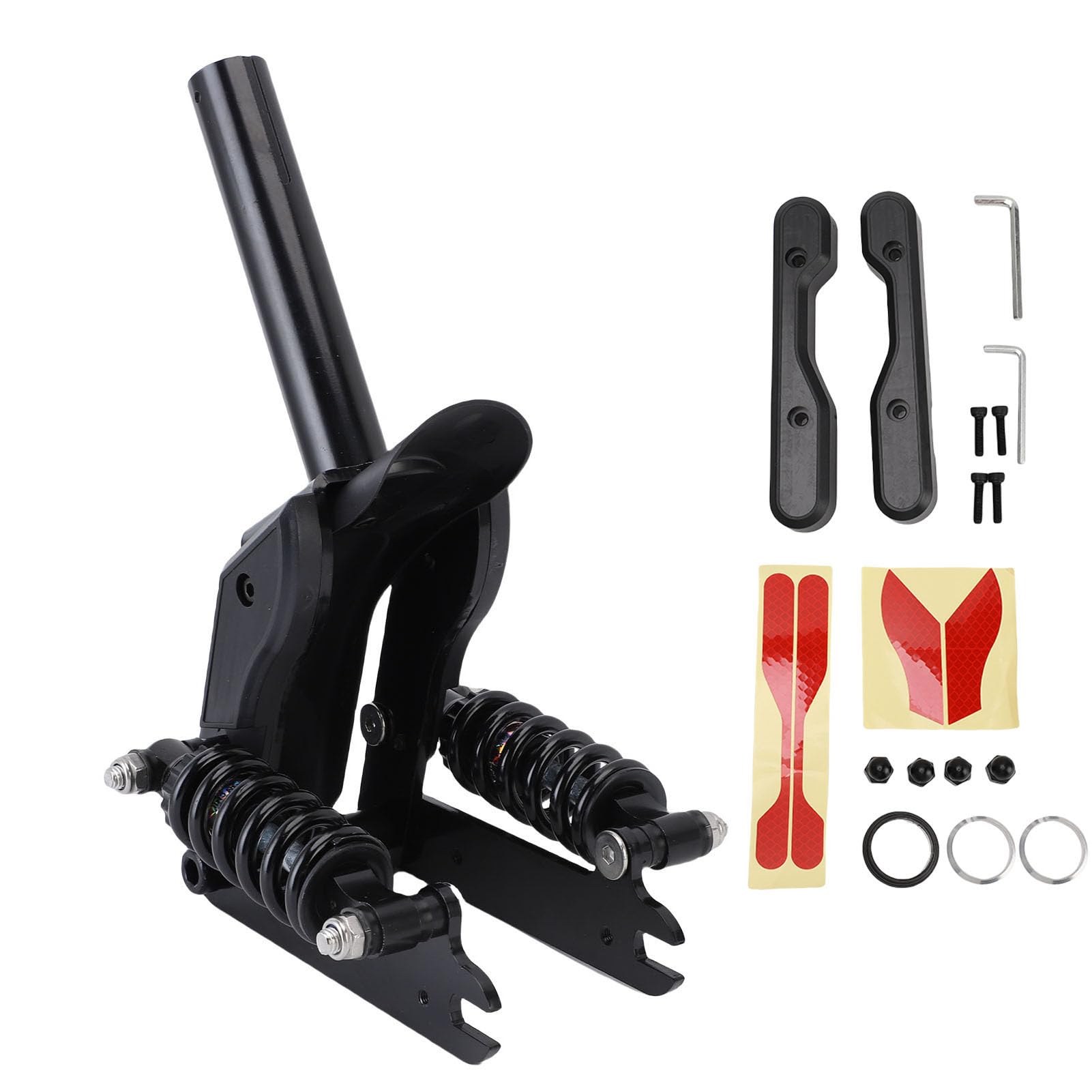 Buachois Kit Suspension Arrière Trottinette Électrique, Amortisseur Arrière Alliage Aluminium Amélioration Confort Installation Facile pour M365 Pro